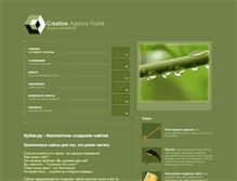 Tablet Screenshot of kubik.ru